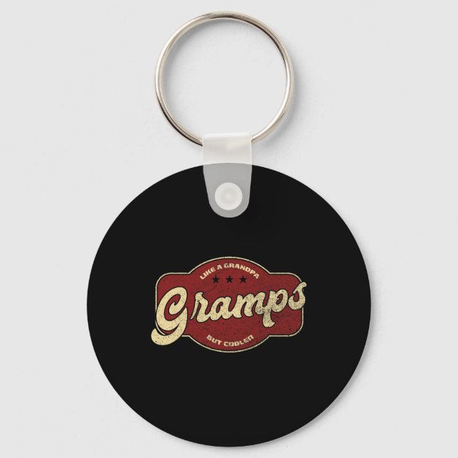 Porte-clés Papy comme un grand-père mais en plus cool  (Recto)