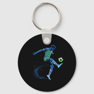 Porte-clés Papy footballeur jour de match jour de la fête des