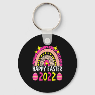 Porte-clés Pâques 2022 arc-en-ciel mignon joyeuses Pâques 202