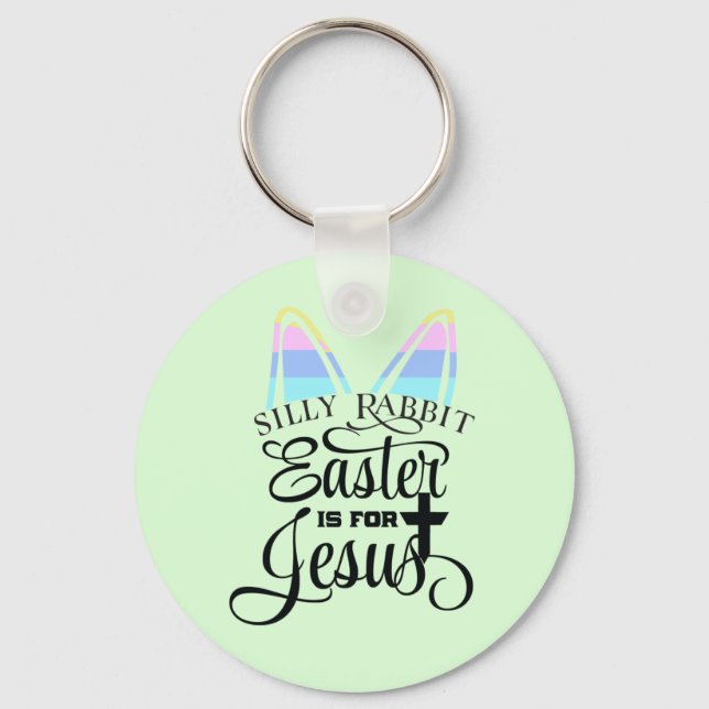 Porte-clés Pâques est pour Jésus (Recto)