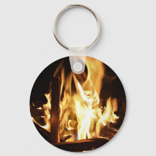 Porte-clés Par les flammes