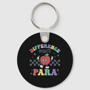 Porte-clés Para enseignant Paraprofessionnel de l'artisan de 