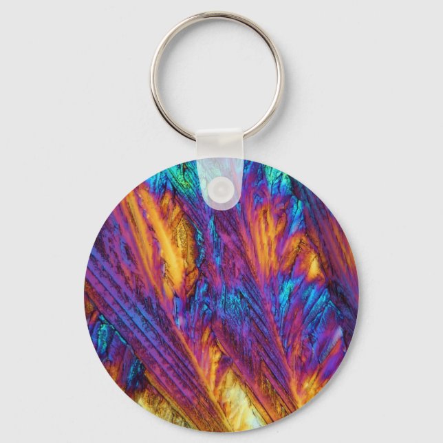 Porte-clés Paracétamol au microscope (Recto)