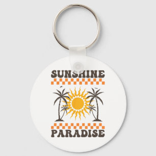 Porte-clés Paradis de soleil Vibrations d'été Voici le soleil
