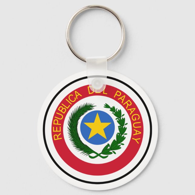 Porte-clés Paraguay Coat of Arms (Recto)