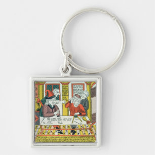 Porte-clés Paramoshka et Savoska (copie de gravure sur bois)