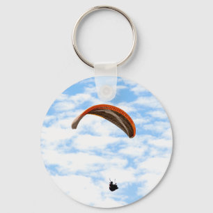 Porte-clés Parapentisme dans les nuages - porte - clé