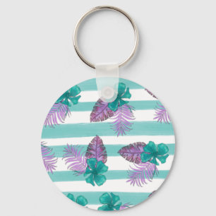 Porte-clés Parapluie floral tropical