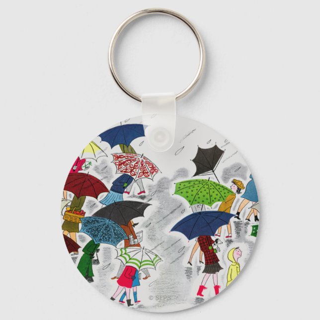 Porte-clés Parapluies (Recto)