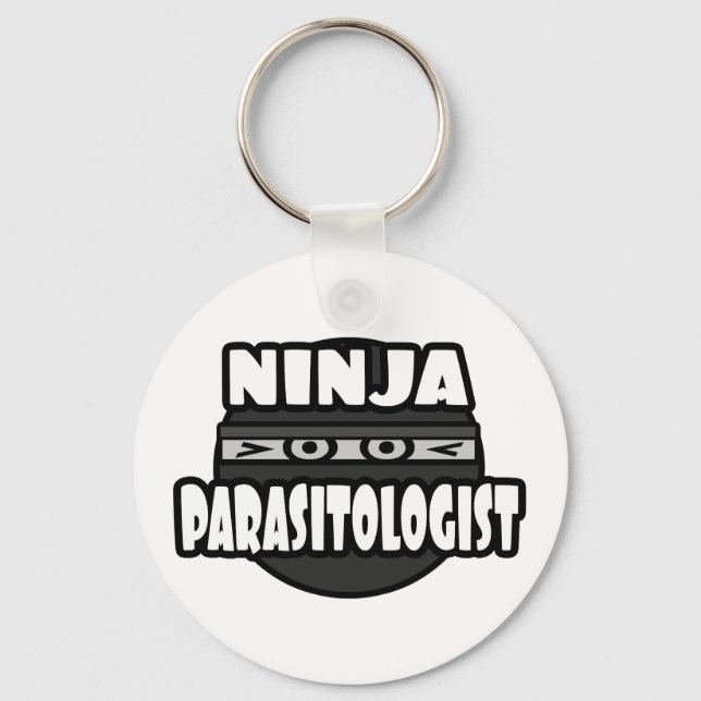 Porte-clés Parasitologue Ninja (Recto)