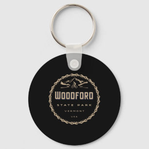Porte-clés Parc d'État de Woodford Vermont Vélo tout terrain