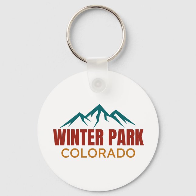 Porte-clés Parc d'hiver Colorado (Recto)