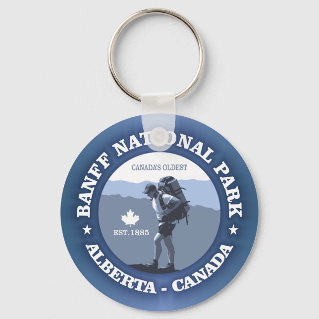 Porte-clés Parc national Banff (Recto)
