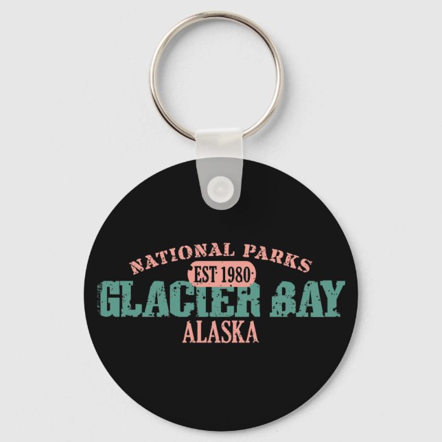 Porte-clés Parc national de Glacier Bay (Recto)