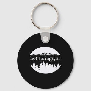 Porte-clés Parc national de Hot Springs dans la nature de l'A