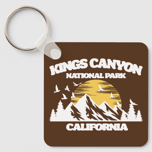 Porte-clés Parc national de Kings Canyon (Recto)