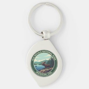Porte-clés Parc national de l'Isle Royale Michigan