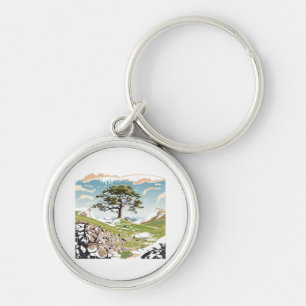 Porte-clés Parc national de Northumberland Sycamore Gap Tree