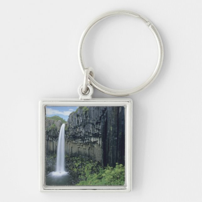 Porte-clés Parc national de Skaftafell, cascade de Svartifoss (Devant)