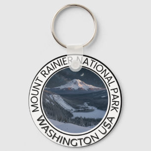 Porte-clés Parc national de voyage souvenir Mont Rainier