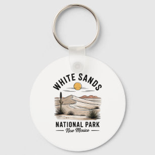 Porte-clés Parc national de White Sands Souvenir Nouveau-Mexi