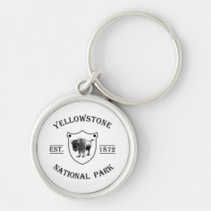 Porte-clés Parc national de Yellowstone vintage