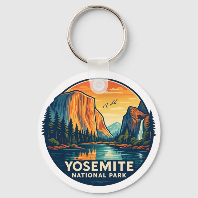 Porte-clés Parc national de Yosemite  (Recto)