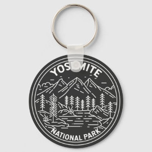 Porte-clés Parc national de Yosemite Californie Vintage Monol