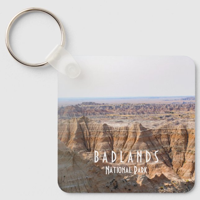 Porte-clés Parc national des Badlands (Recto)