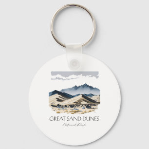 Porte-clés Parc national des Great Sand Dunes Cool Randonnée