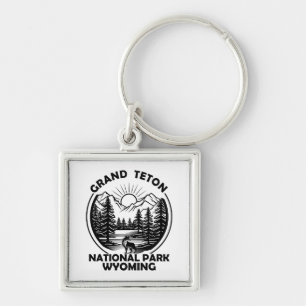 Porte-clés Parc national des montagnes du Grand Teton