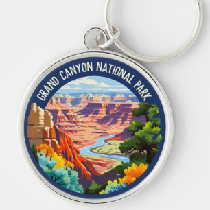 Porte-clés Parc national du Grand Canyon Arizona Art Vintage