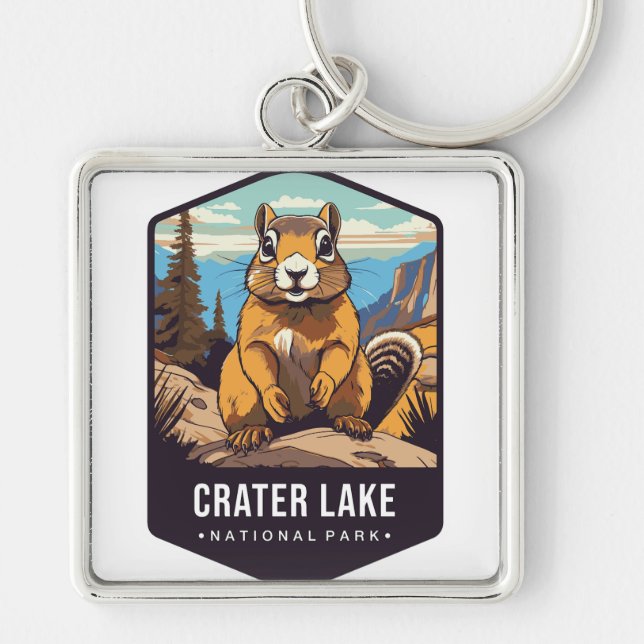 PORTE-CLÉS PARC NATIONAL DU LAC CRATÈRE (Devant)