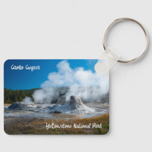 Porte-clés Parc national Grotto Geyser Yellowstone