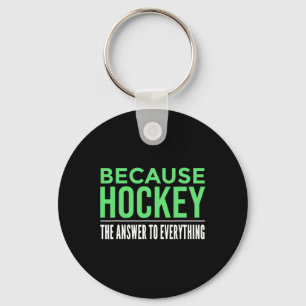 Porte-clés Parce que Hockey