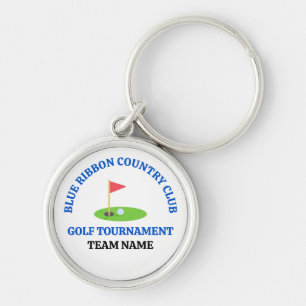 Porte-clés Parcours de golf ou country club personnalisé