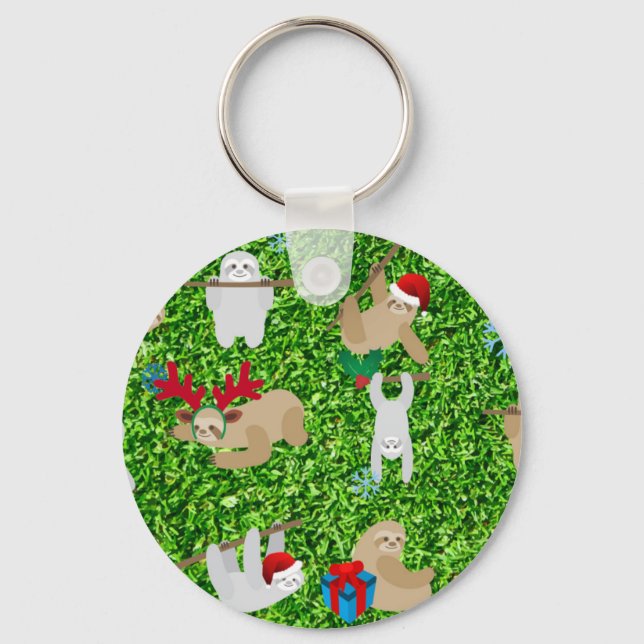 Porte-clés paresse xmas (Recto)