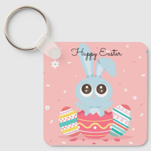 Porte-clés Parfait, Cool Joyeux Pâques, Lapin