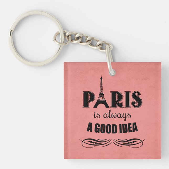 Porte-clés Paris est toujours une bonne idée (Devant)