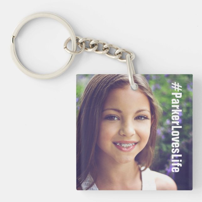 Porte-clés Parker aime le porte - clé de la vie (Devant)