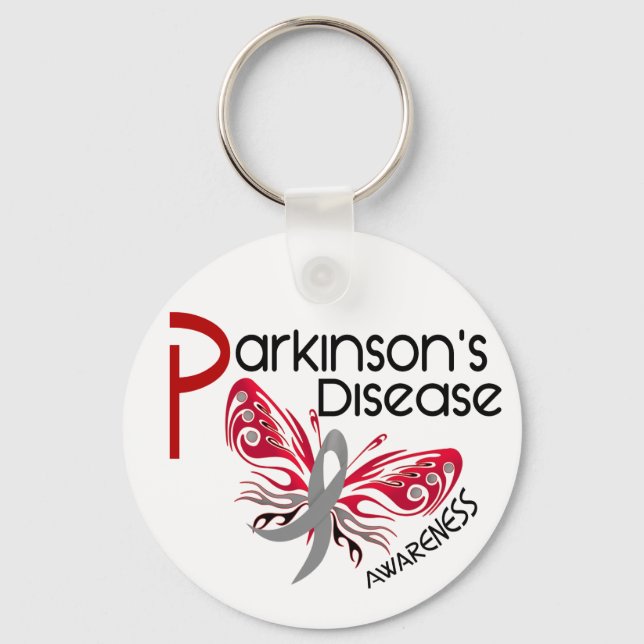 Porte-clés Parkinsons Maladie BUTTERFLY 3.1 (Recto)