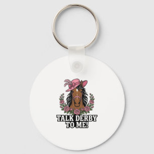 Porte-clés Parle Derby à Moi Vintage Cheval Rose Derby Design