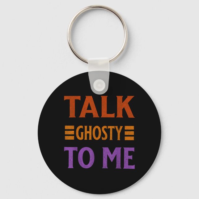 Porte-clés Parle-moi fantomatiquement Costume drôle d'Hallowe (Recto)