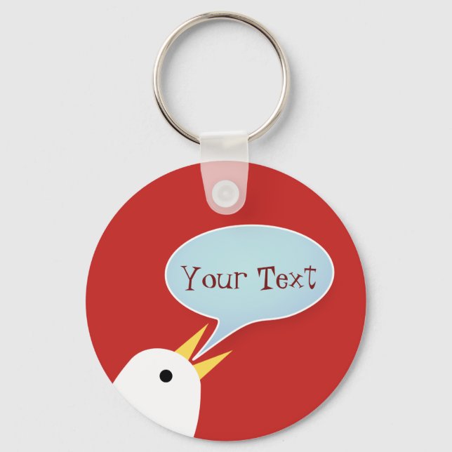 Porte-clés Parler d'oiseaux (Recto)