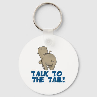 Porte-clés Parlez à l'hippo de queue