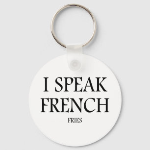 Porte-clés Parlez les pommes frites