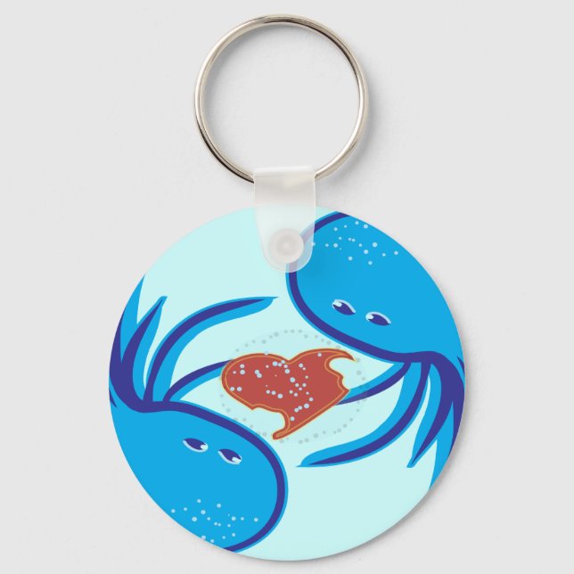 Porte-clés partage de bulle d'amour de méduse porte - clé (Recto)
