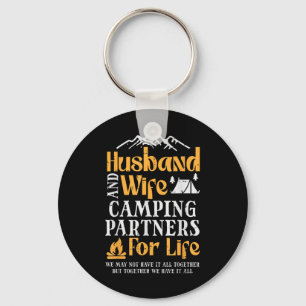 Porte-clés Partenaires de camping mari et femme couple appari
