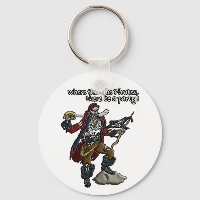 Porte-clés Parti pirate (Recto)