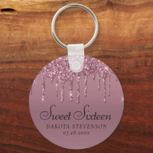Porte-clés Parties scintillant Mauve de dérive Dusty Sweet